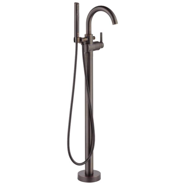 Delta Single hole installation Hole Floor-Mount Tub Filler Faucet, Venetian Bronze T4759-RBFL - main